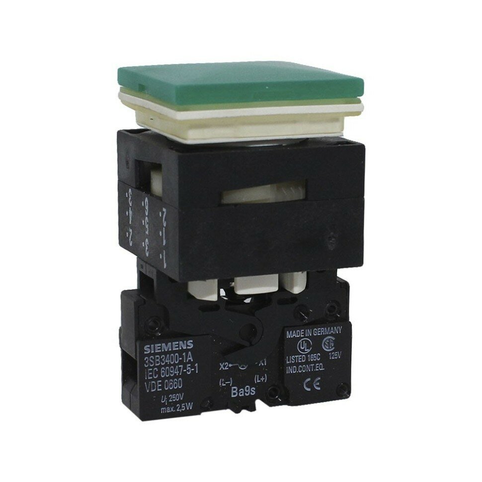 Siemens 3SB3317-6AA40 Индикатор зеленый 24V AC/DC