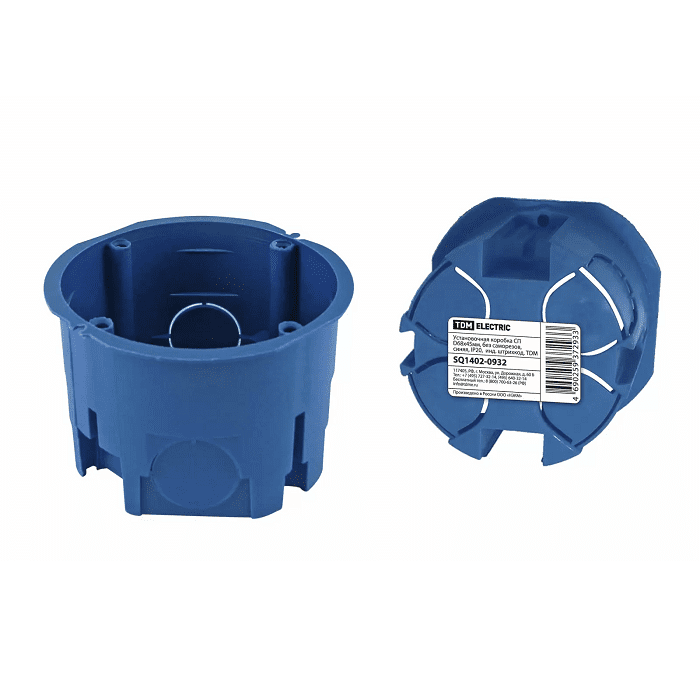 фото Установочная коробка TDM D68х45мм IP20 (200шт)