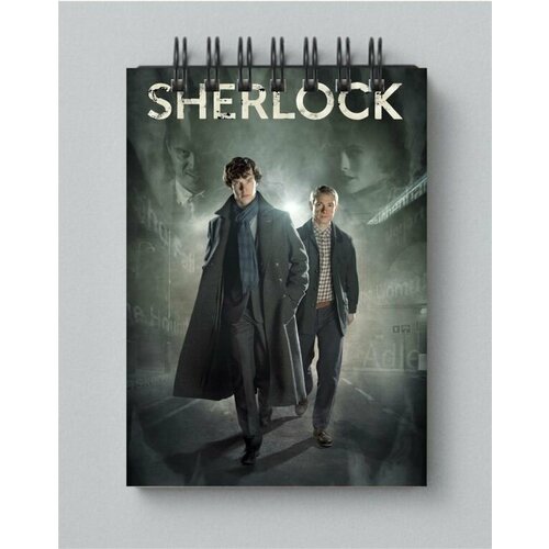 Блокнот Шерлок, Sherlock №7, Размер А5, 15 на 21 см блокнот шерлок 221b note а5