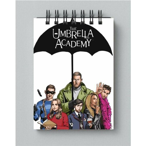 блокнот академия амбрелла the umbrella academy 4 а4 Блокнот Академия Амбрелла, The Umbrella Academy №2, А5