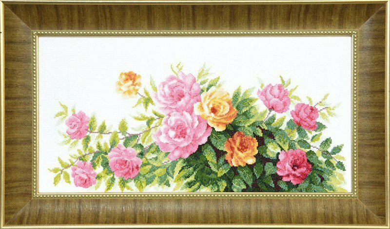 Благоухание летних роз Crystal Art ВТ-090