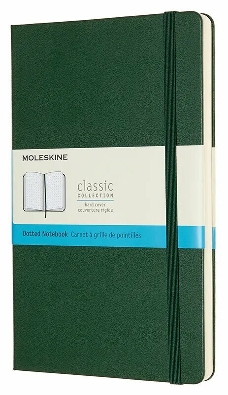 Блокнот Moleskine CLASSIC EXPENDED Large 130х210мм 400стр. нелинованный твердая обложка черный 6 шт./кор. - фото №1
