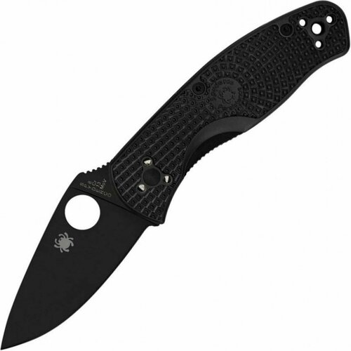 нож складной походный туристический spyderco black спичка Нож складной Spyderco SC136PBBK Persistence, Black Blade, FRN Handle