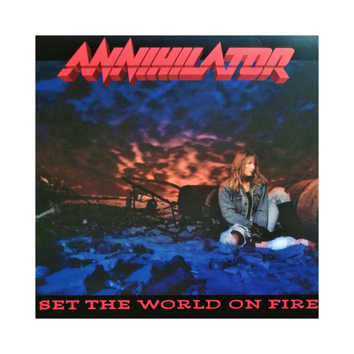 Annihilator - Set The World On Fire, 1xLP, BLUE LP виниловые пластинки music on vinyl annihilator set the world on fire lp