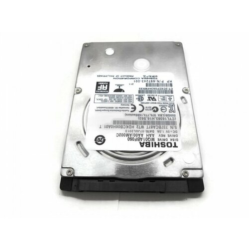 Жесткий диск Toshiba 697243-001 500Gb 5400 SATAIII 25 HDD 1488500₽