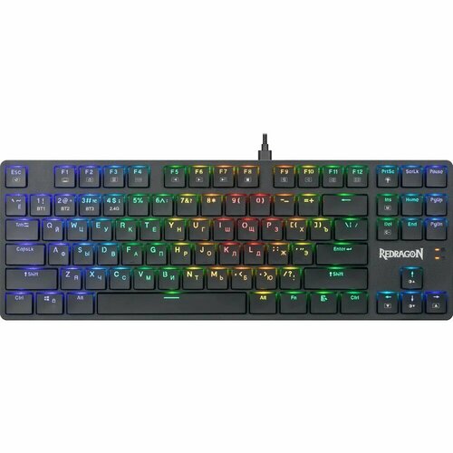 Defender Механическая клавиатура Anubis RGB тонкая тихая87клавиш б п Redragon 578800₽