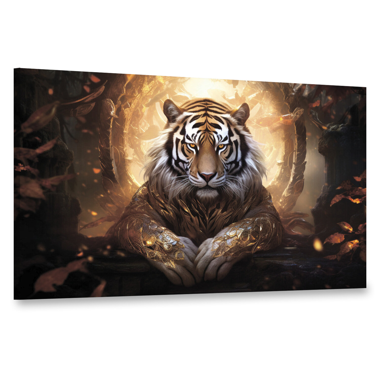 Интерьерная картина 100х60 "Сокровище тигра"