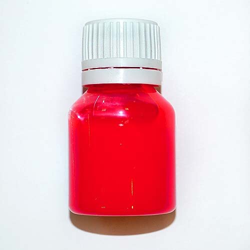 Флуоресцентный краситель для смолы эпоксикон ФЛ-650 красный 15 г, цена за 1 уп.