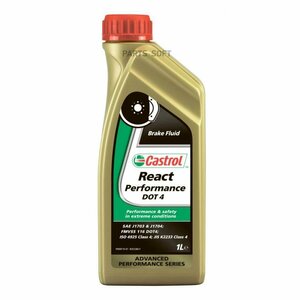 CASTROL 157F8B Тормозная жидкость Castrol React Performance DOT 4 1(л)