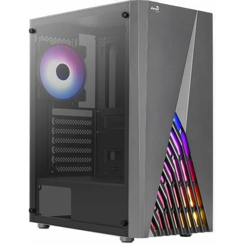 Корпус ATX Aerocool DELTA-G-BK-V1 Без БП чёрный