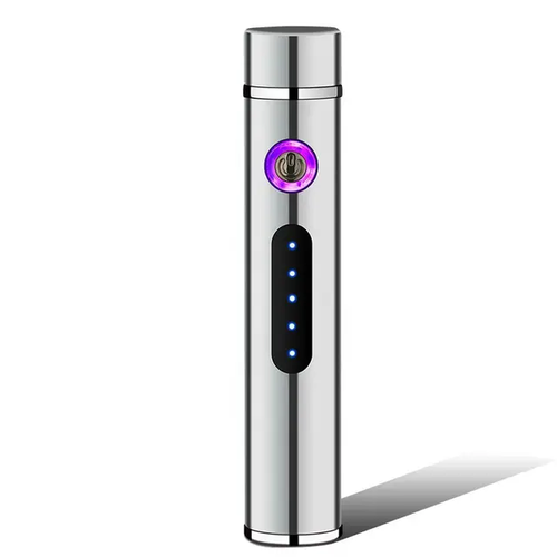 Электронная USB зажигалка в подарочной упаковке Черная глянцевая
