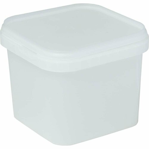 Квадратное ведро Тара. ру ВК-2 1 л, бесцветное 13935
