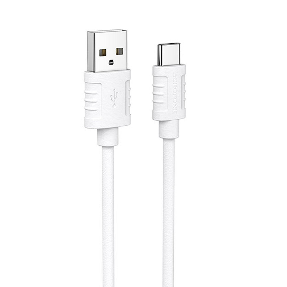 Кабель USB - Type-C Borofone BX52 Airy 1.0м круглый 30А силикон цвет: белый