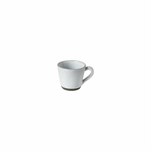 Чашка COSTA NOVA Plano, 80 мл, керамическая, бело-серая (1POC091-03217U)