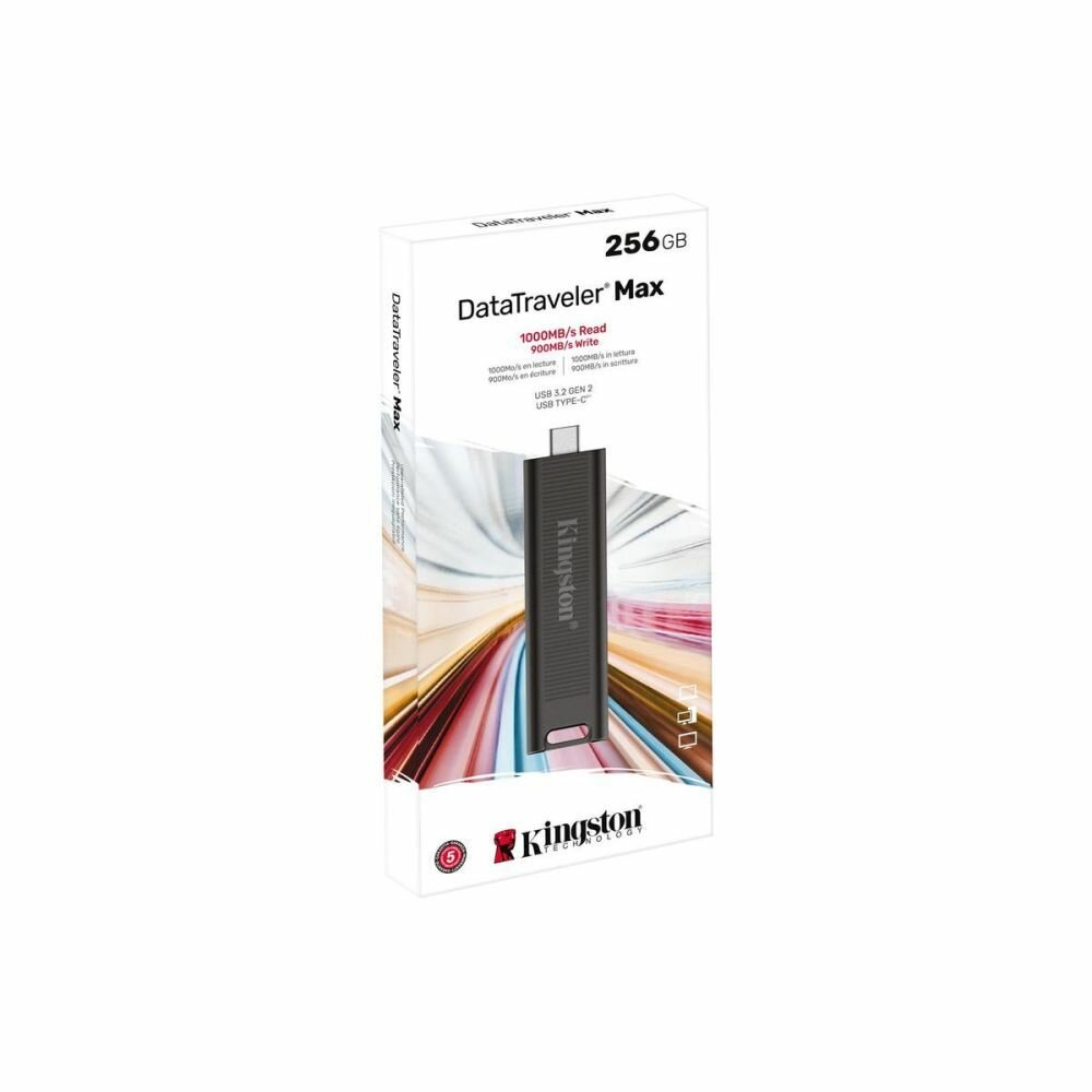 Флешка USB (Type-C) Kingston DataTraveler Max 256ГБ, USB3.2, черный [dtmax/256gb] - фото №16