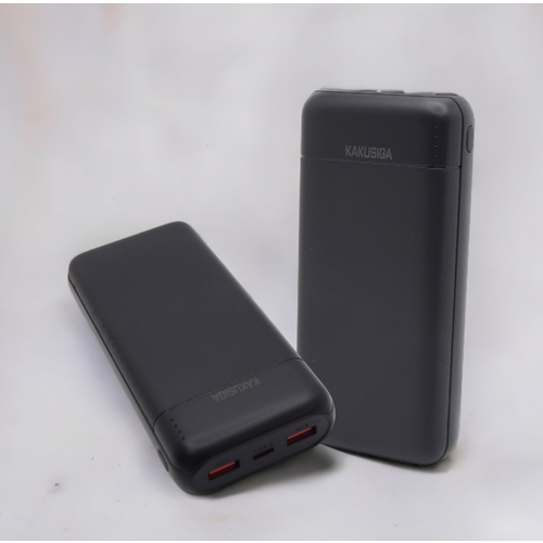 Внешний аккумулятор для телефона PowerBank 20000 mAh Зарядное устройства с быстрой зарядкой Черный 225000₽