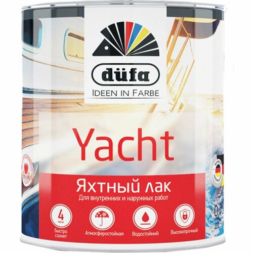 Яхтный лак Dufa Retail YACHT belinka yacht яхтный лак для древесины бесцветный глянцевый 0 9 л