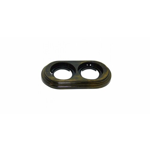 Рамка 2-м Лизетта ретро ABS-пластик корич. Bironi BF1-620-22 (6шт. в упак.)