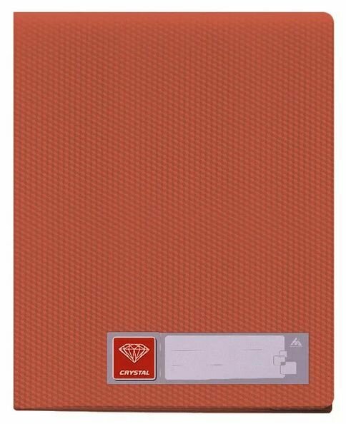 Папка с 100 прозр.вклад. Бюрократ Crystal A4 пластик 0.7мм ассорти - фото №5