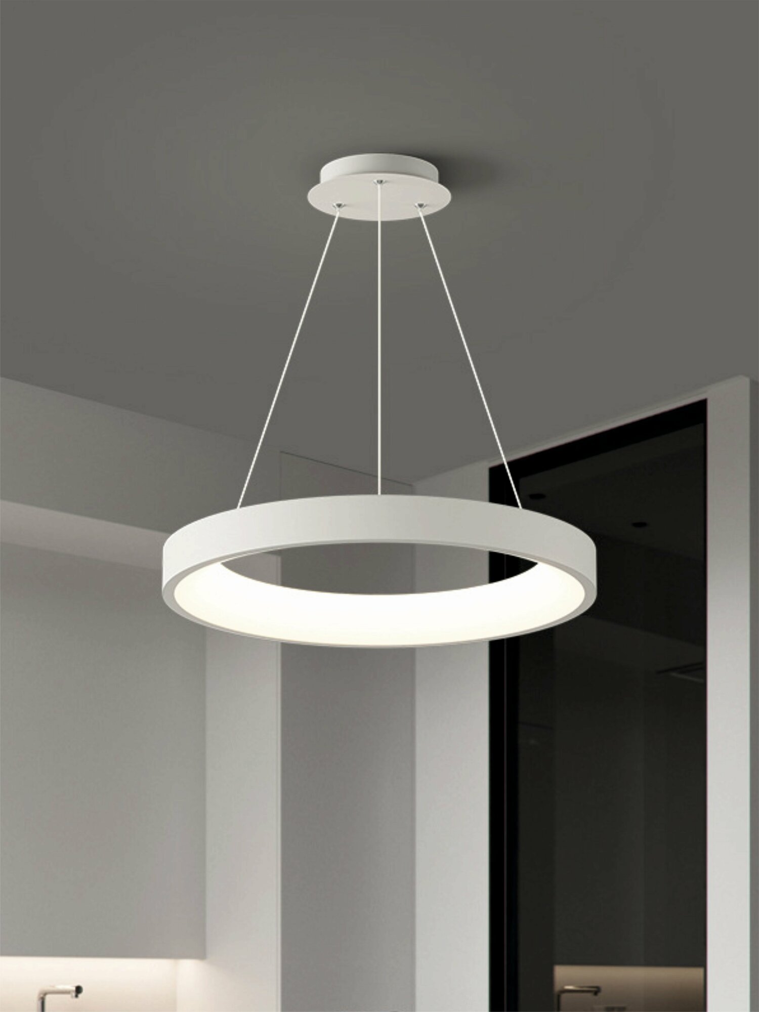 Светодиодная люстра подвесная VertexHome VER-6060/1 стиль модерн, на кухню, в детскую, в спальню, в гостиную