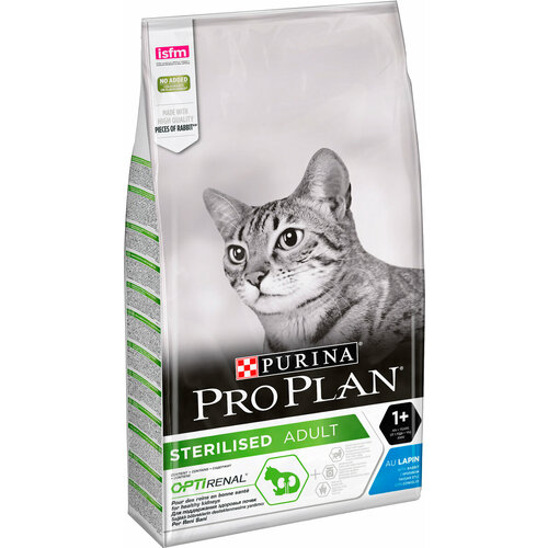 pro plan cat optisavour sterilised cod PRO PLAN CAT STERILISED RENAL PLUS RABBIT для взрослых кастрированных котов и стерилизованных кошек с кроликом (0,2 кг)