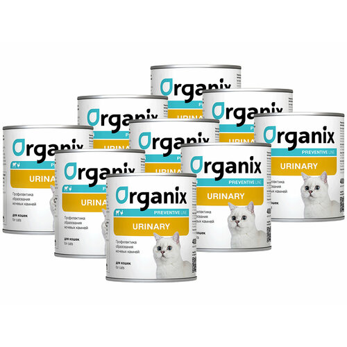 Влажный корм ORGANIX PREVENTIVE LINE URINARY для взрослых кошек при мочекаменной болезни (400 гр х 9 шт)