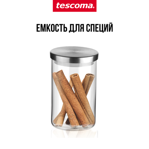 Tescoma Емкость для специй Monti 0.2 л, 200 мл, прозрачный/металлик бесцветный, серебристый