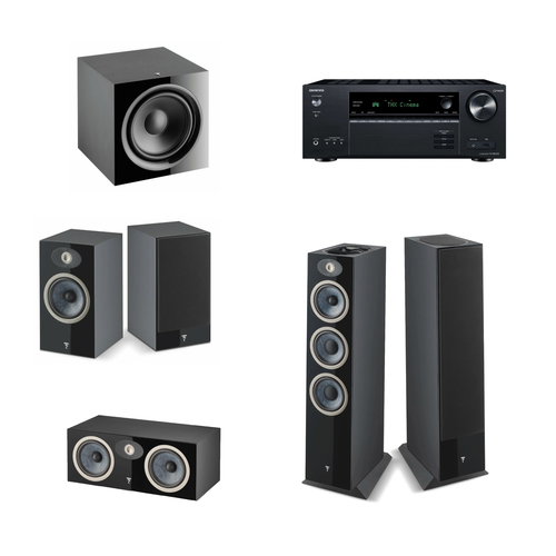 Focal Комплект акустики Theva N3-D Black 51 Onkyo TX-NR6100 49999000₽