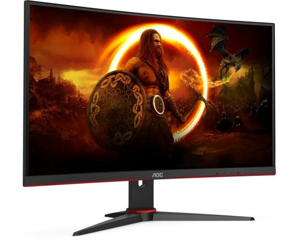 Монитор AOC 27 Gaming C27G2E черный/красный VA LED 1ms 16:9 HDMI матовая 250cd 178гр/178гр 1920x1080 240Hz VGA DP FHD 5кг