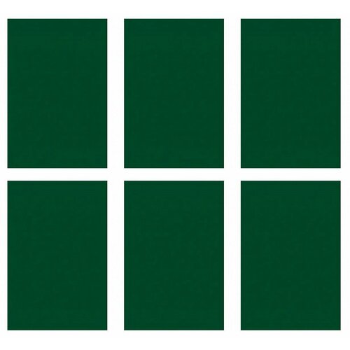 КТС-Про Блокнот А5, мелованный картон темно-зеленый гребень, 50листов, 6 уп