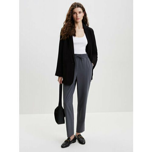 фото Брюки zarina, размер 2xs (ru 40)/170, серый