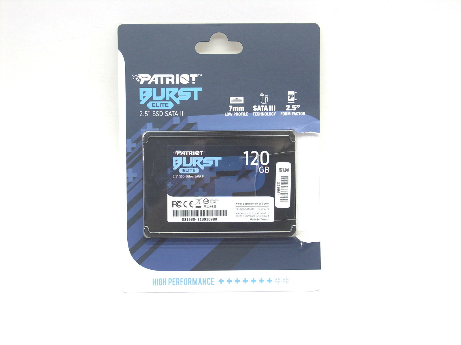 SSD накопитель PATRIOT Burst Elite 120ГБ, 2.5", SATA III - фото №17