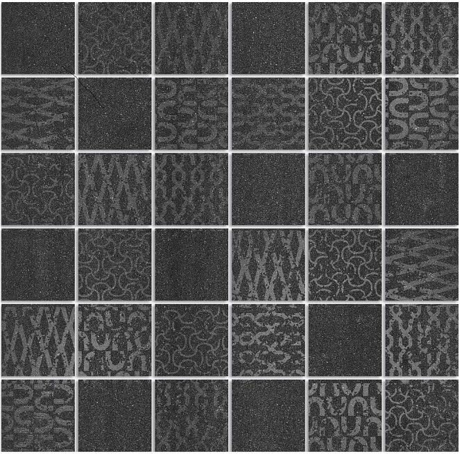фото DD2008/MM Про Дабл черный мозаичный 30*30 керам. декор