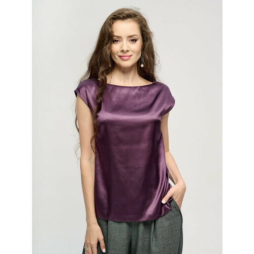 фото Топ tatiana larina, размер 48, фиолетовый