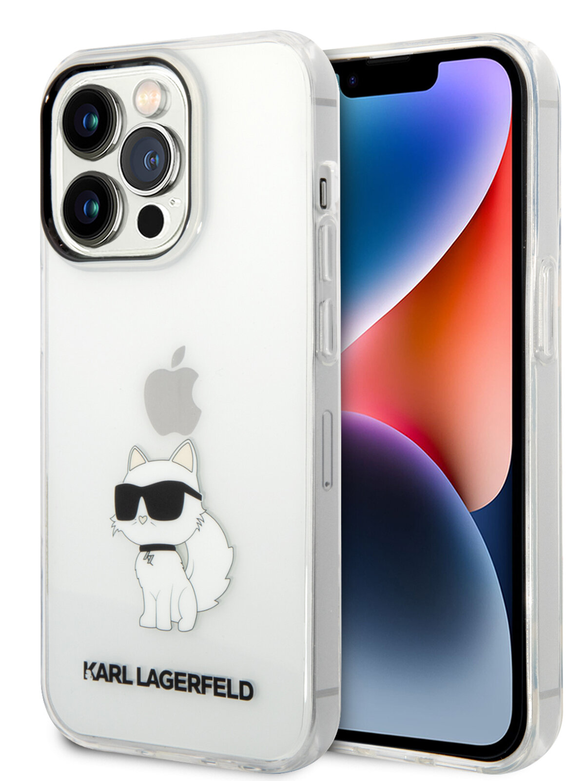 Lagerfeld для iPhone 15 Pro чехол PC/TPU NFT Choupette Hard Transparent