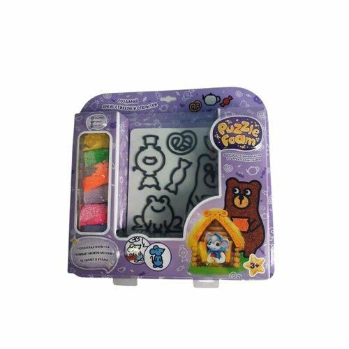 Набор Сказка Теремок шариковый пластилин Puzzle Foam