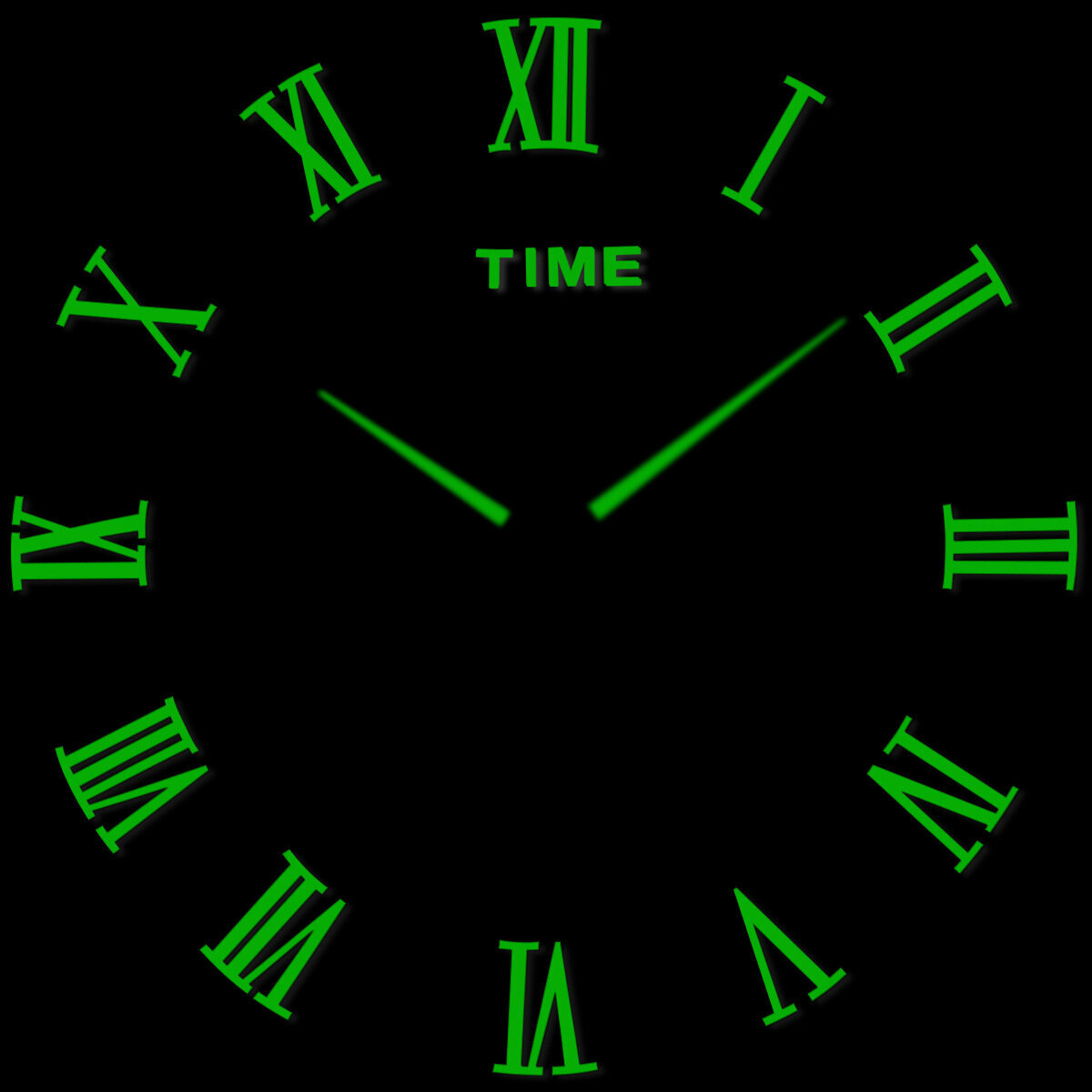 Настенные 3D часы Rome Wall, Электронные часы с римскими цифрами на стену, Бесшумные часы для дома
