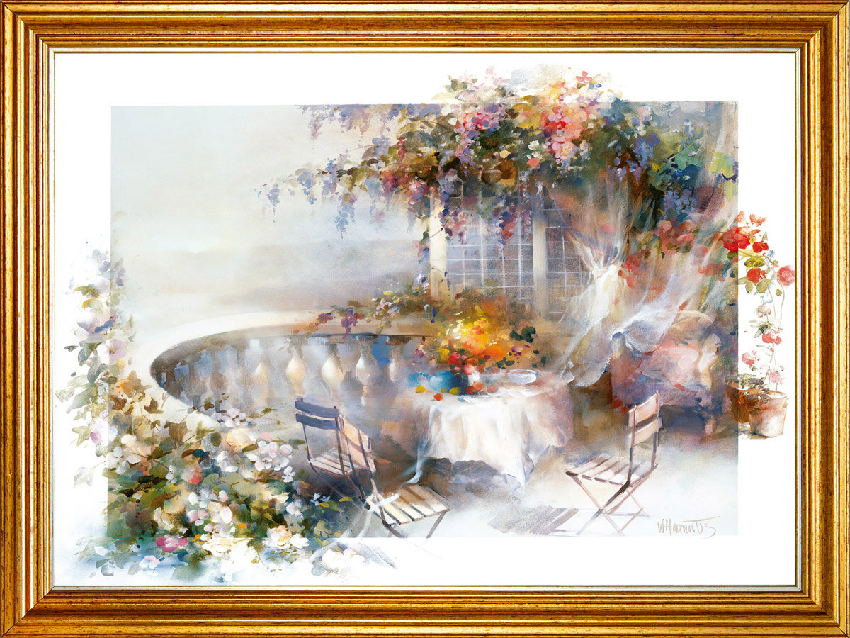 Картина "Серенада" 30х40 см, художник - Willem Haenraets. Арт. ХВ52-30х40