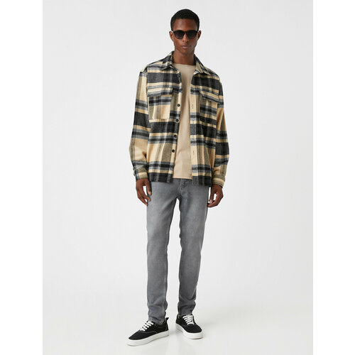 фото Джинсы koton, размер 30/32, серый