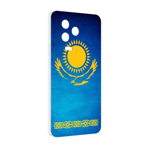 Чехол MyPads герб и флаг казахстана для Infinix Note 12 2023 (X676C) задняя-панель-накладка-бампер
