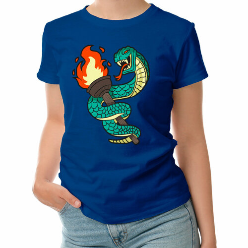 фото Футболка roly, размер 2xl, синий