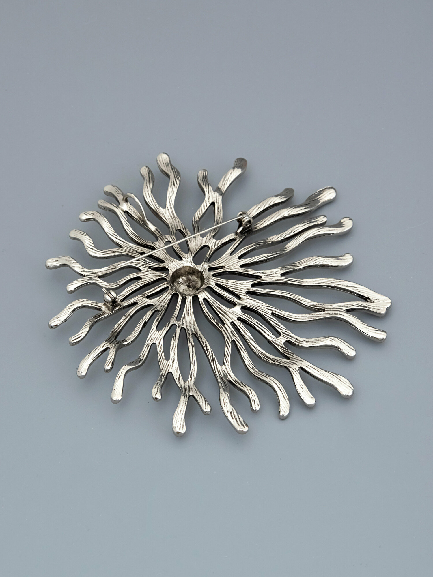 Брошь ЖемАрт, серебристый — фото 1