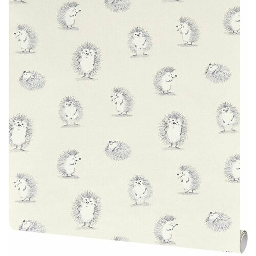 Обои флизелиновые Ateliero Ежики бежевые 1.06 м AT88192-02