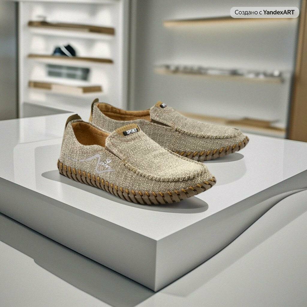 Мокасины Brado бежевый 