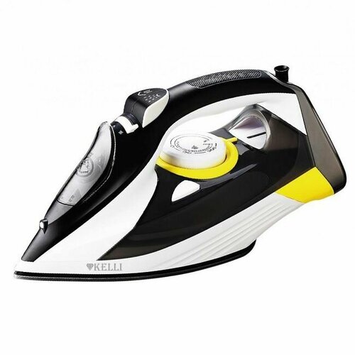 Утюг для одежды Kelli с отпаривателем желтый 208300₽