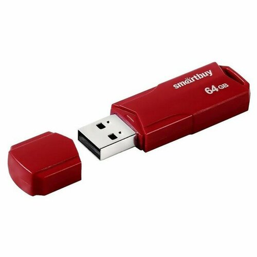 Память Flash USB 64 Gb Smart Buy CLUE Burgundy