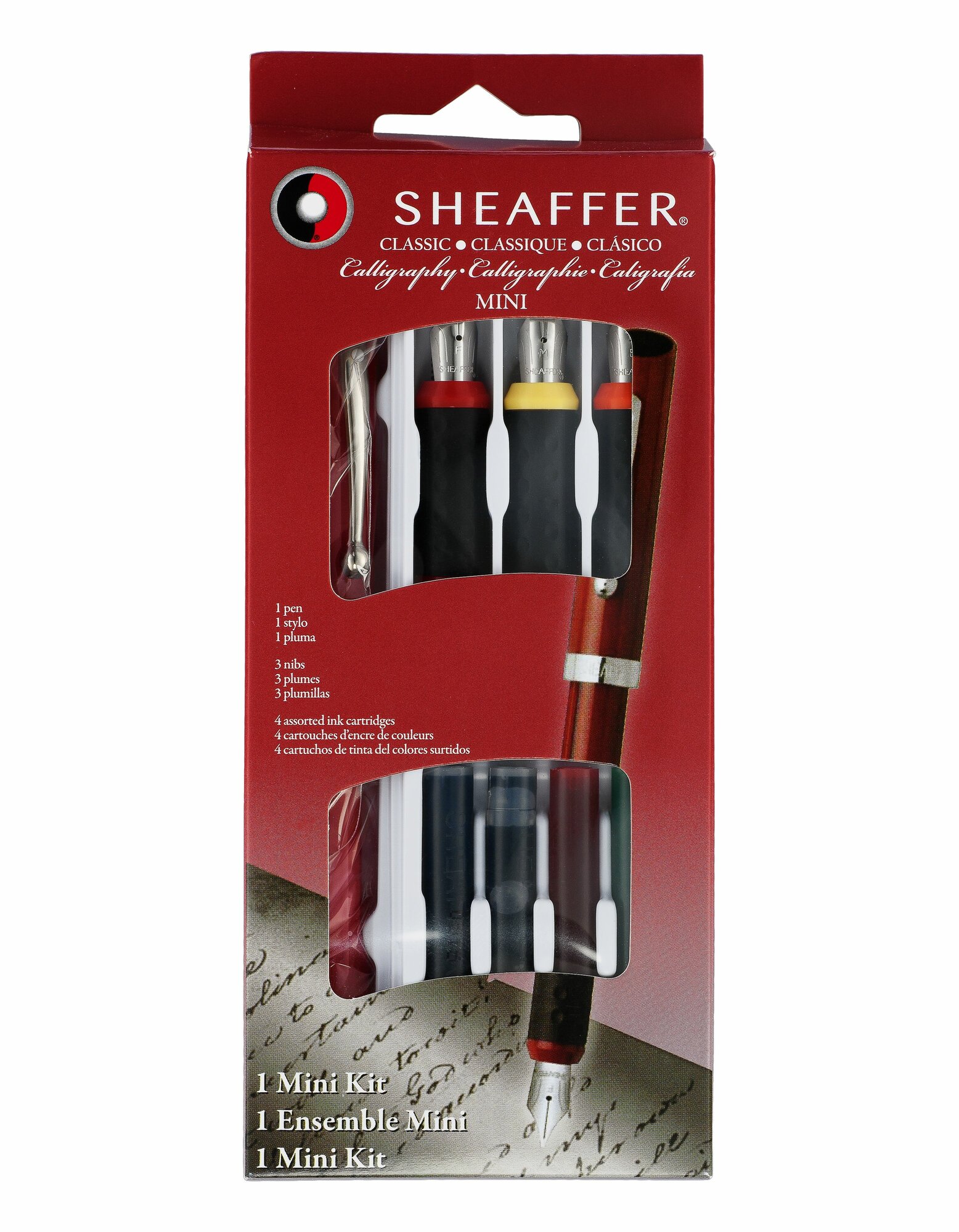 Ручка для каллиграфии SHEAFFER VPT mini со сменными перьями: F, M, B