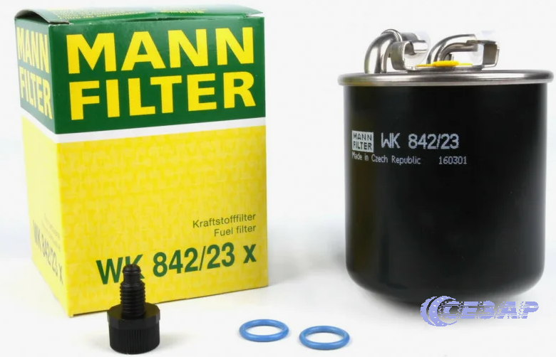 MANN-FILTER WK842/23X Фильтр топливный