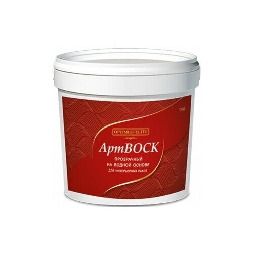 Арт-Воск Optimist-Elite D740 1кг на Водной Основе Прозрачный для Внутренних Работ / Оптимист Д740.