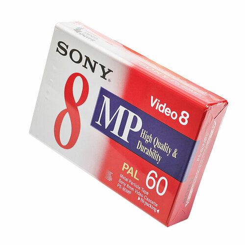 Видеокассета SONY Video8 , P5-60 MPD, 8 мм.